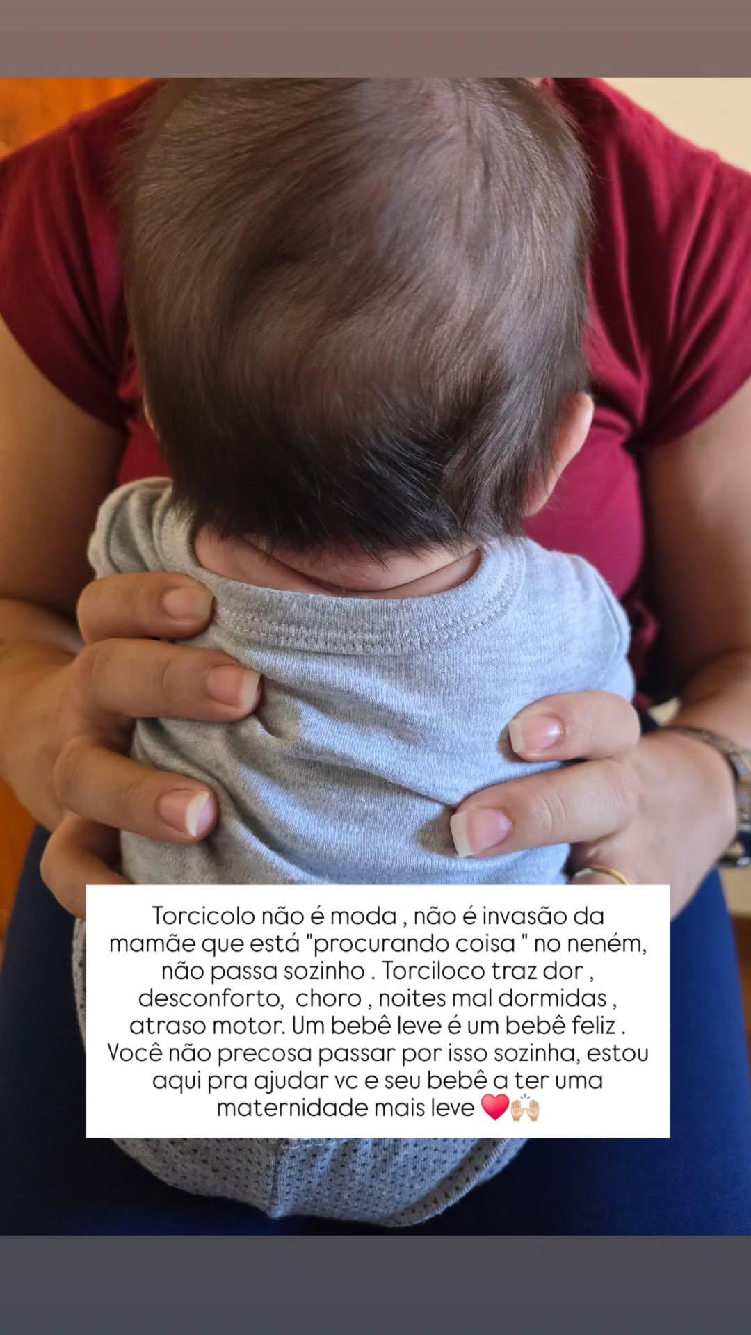 Antes/depois do desalinhamento de tronco